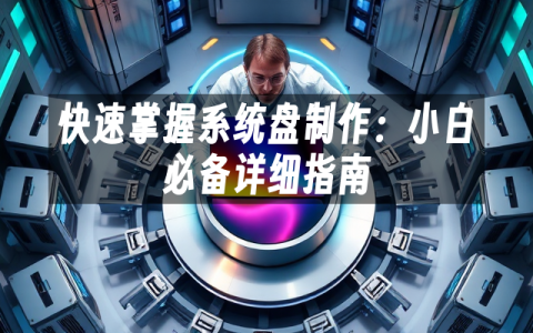 快速掌握系统盘制作：小白必备详细指南