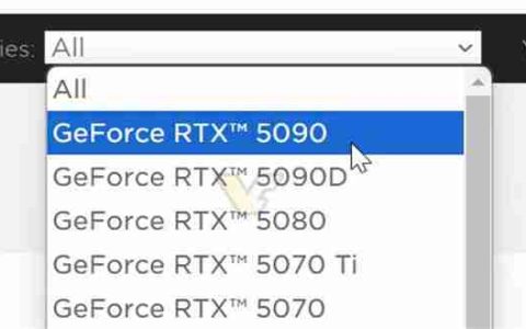 RTX 50系显卡首批阵容曝光 5090配32GB GDDR7显存