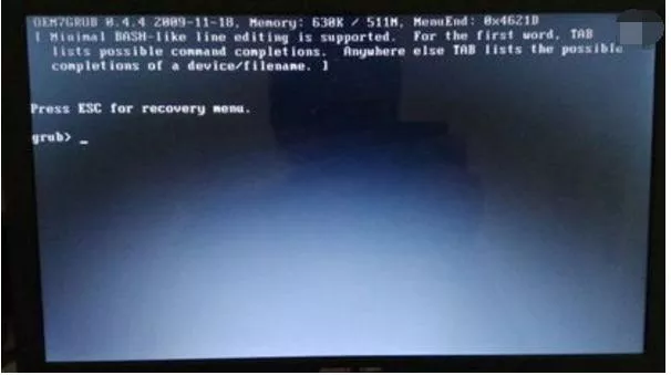 win7开机出现grub怎么办?win7开机grub解决办法