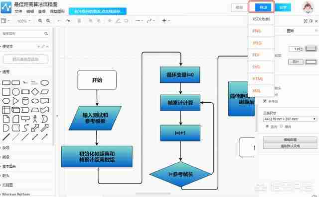如何使用在线网站绘制算法流程图？