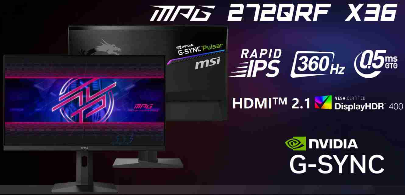 微星预告 MPG 274URDFW E16M 双模 Mini LED 显示器,1152 分区背光