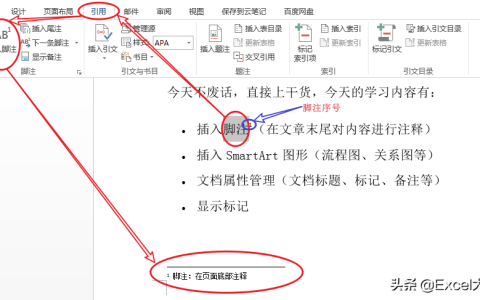 word插入脚注与尾注怎么操作？