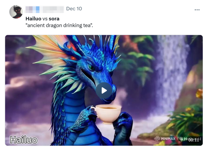 细节表现超Sora,网友:真正的国产之光!MiniMax视频模型再上新