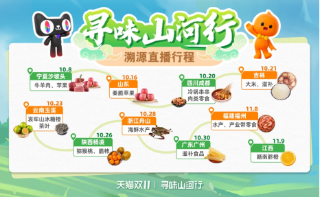 相比“云南虫谷”,哀牢山的橙子离我们更近,哀牢山冰糖橙集中上市天猫双11,一晚卖出6万斤