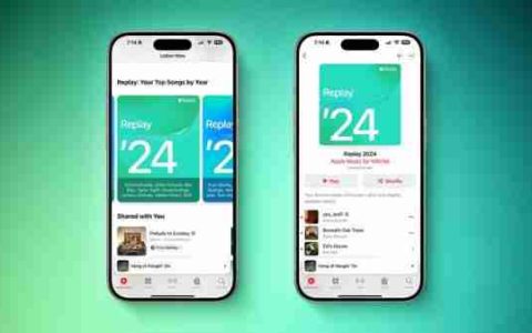 苹果Apple Music 2024年度听歌报告上线，可在App内查看分享
