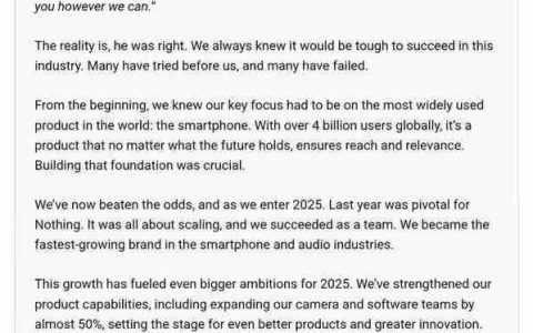 Nothing2025放大招：Phone（3）手机领衔，里程碑式新机登场