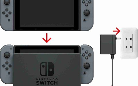 任天堂Switch主机充电教程 教你如何为你的NS充电