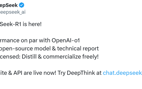 DeepSeek-R1 最新发布，剑指 OpenAI o1