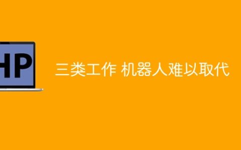 三类工作 机器人难以取代