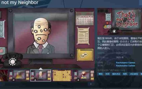 That's not my Neighbor,Steam页面开放，2025年带你进入1955年的替身侦探世界