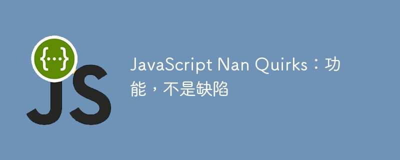 javascript nan quirks:功能,不是缺陷