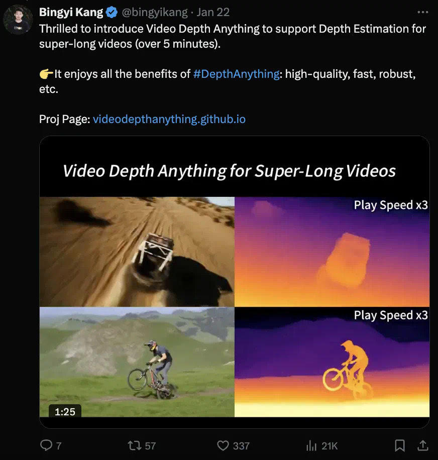 Video Depth Anything来了！字节开源首款10分钟级长视频深度估计模型，性能SOTA