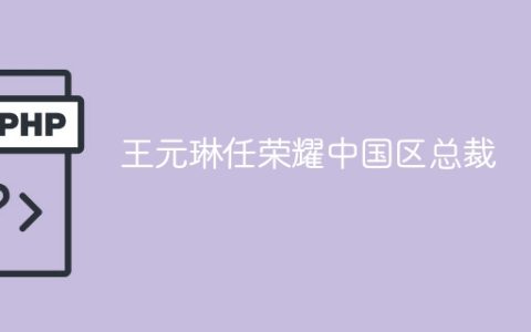 王元琳任荣耀中国区总裁