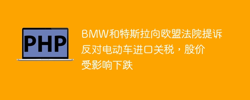 bmw和特斯拉向欧盟法院提诉反对电动车进口关税,股价受影响下跌