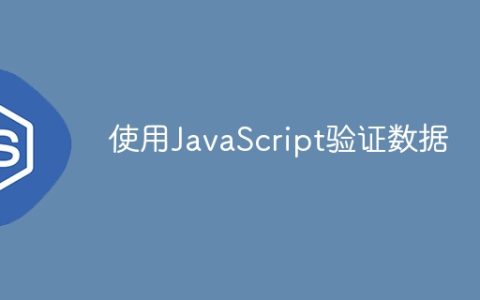 使用JavaScript验证数据