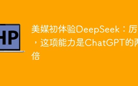 美媒初体验DeepSeek：厉害，这项能力是ChatGPT的两倍