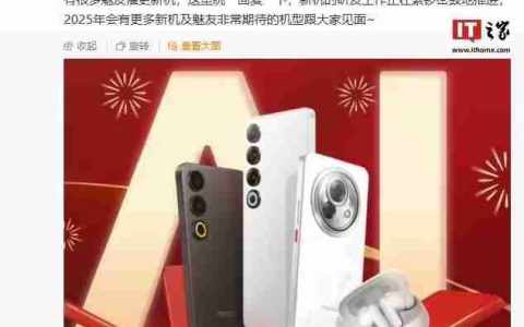 星纪魅族曾洋：新机研发工作正在推进，2025年会有更多机型亮相