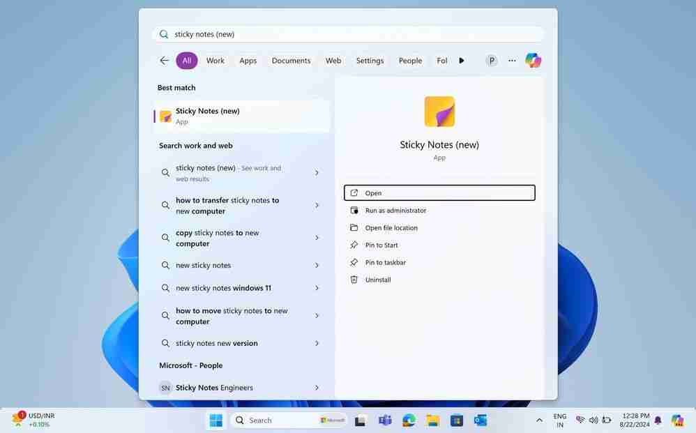 微软更新稳定版便笺(Sticky Notes)应用:新增窗口置顶、复制笔