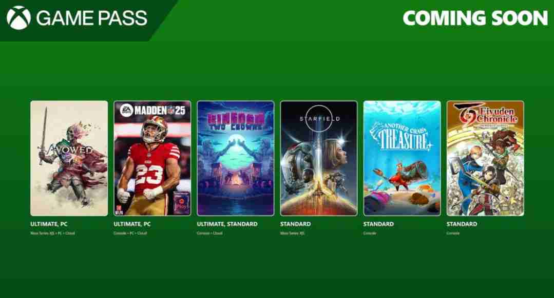 Game Pass 2月上旬更新:多款重磅游戏加入,丰富玩家体验