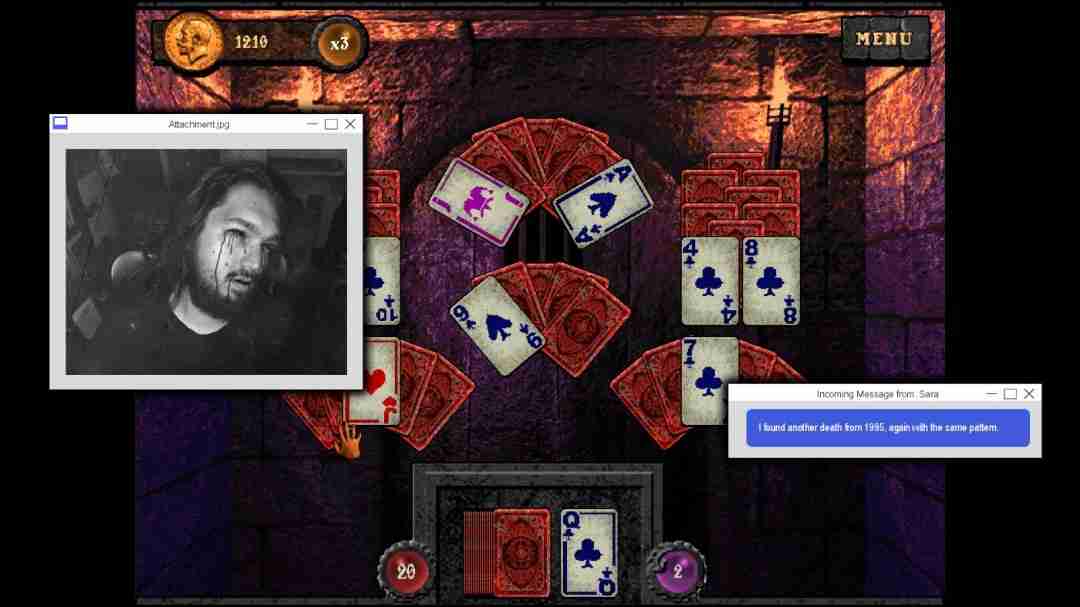 Forbidden Solitaire:90年代风格的卡牌砍杀恐怖游戏