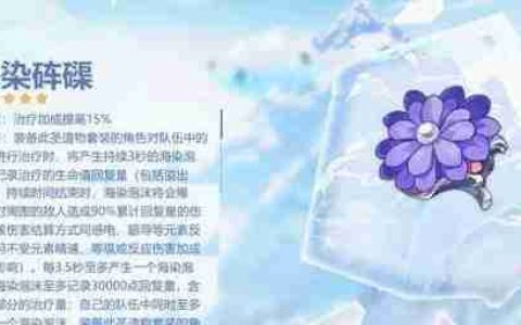 《原神》珊瑚宫心海圣遗物最强搭配介绍