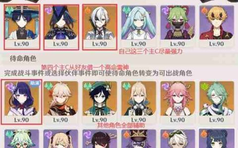 《原神》幻想真境剧诗队伍搭配推荐