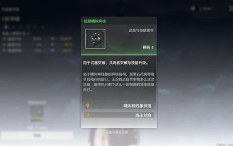 鸣潮四星角色过渡指南