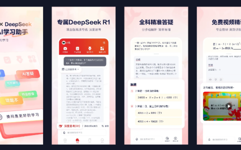 学而思发布全新“随时问”APP，DeepSeek随便用