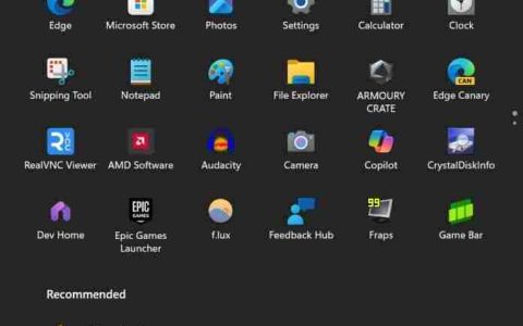 Win11 开始菜单即将告别翻页，所有固定应用一览无余