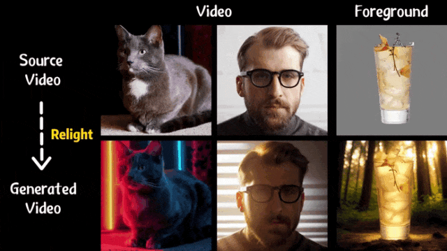 视频版IC-Light来了!Light-A-Video提出渐进式光照融合,免训练一键视频重打光
