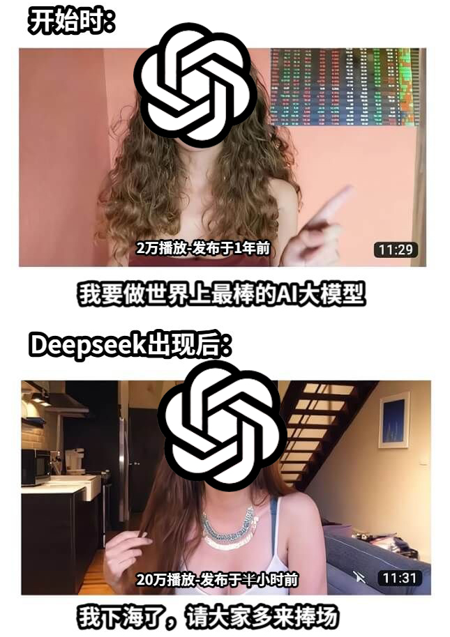 因为国产AI发展太快,ChatGPT已经被逼得“下海”了……