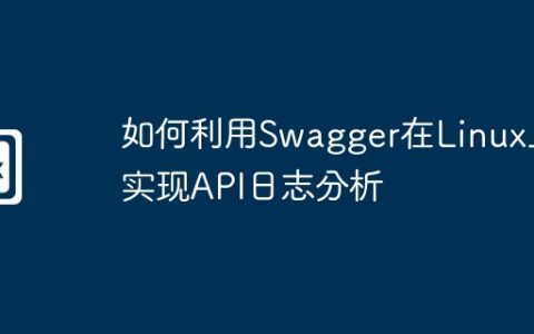 如何利用Swagger在Linux上实现API日志分析