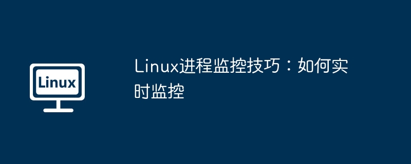 linux进程监控技巧:如何实时监控