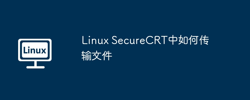 linux securecrt中如何传输文件
