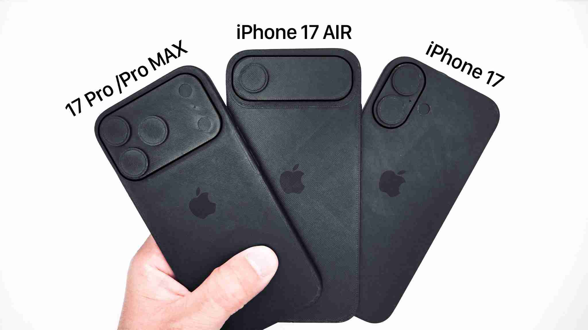 iPhone 17系列新机模上手图!背摄设计太过瞩目