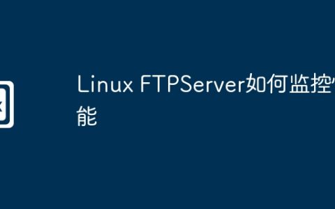 Linux FTPServer如何监控性能