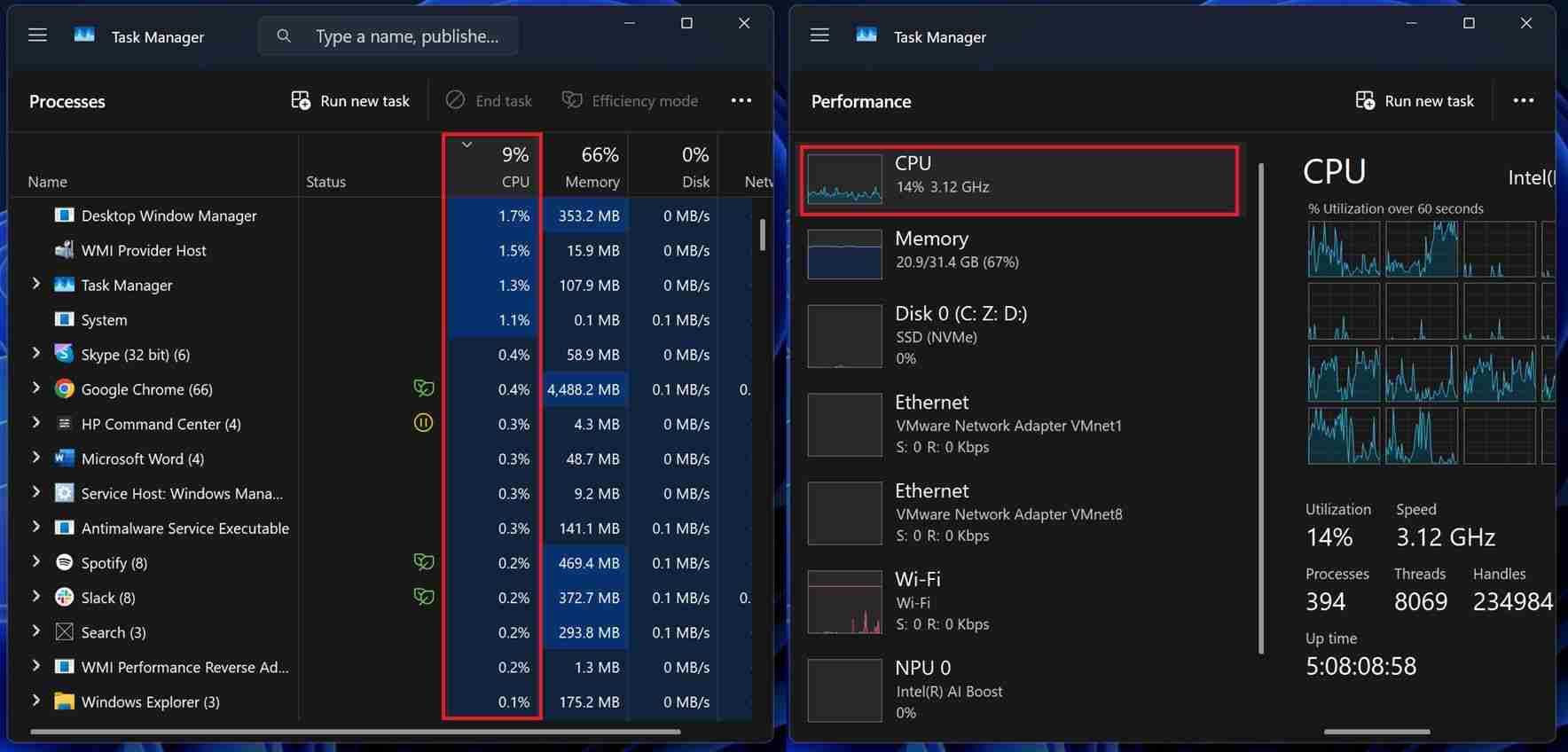 微软升级 Win11 任务管理器:统一 CPU 占用率算法,数据显示更加