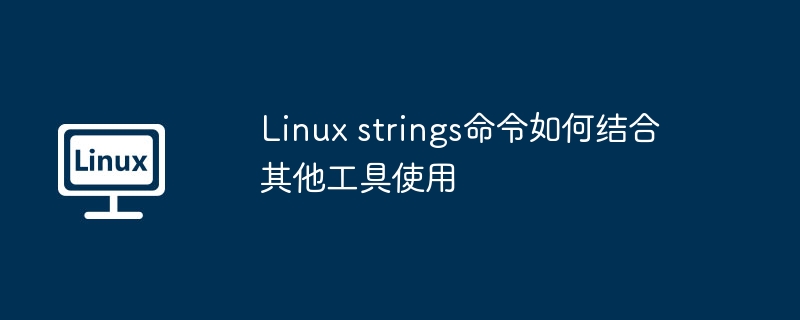 linux strings命令如何结合其他工具使用