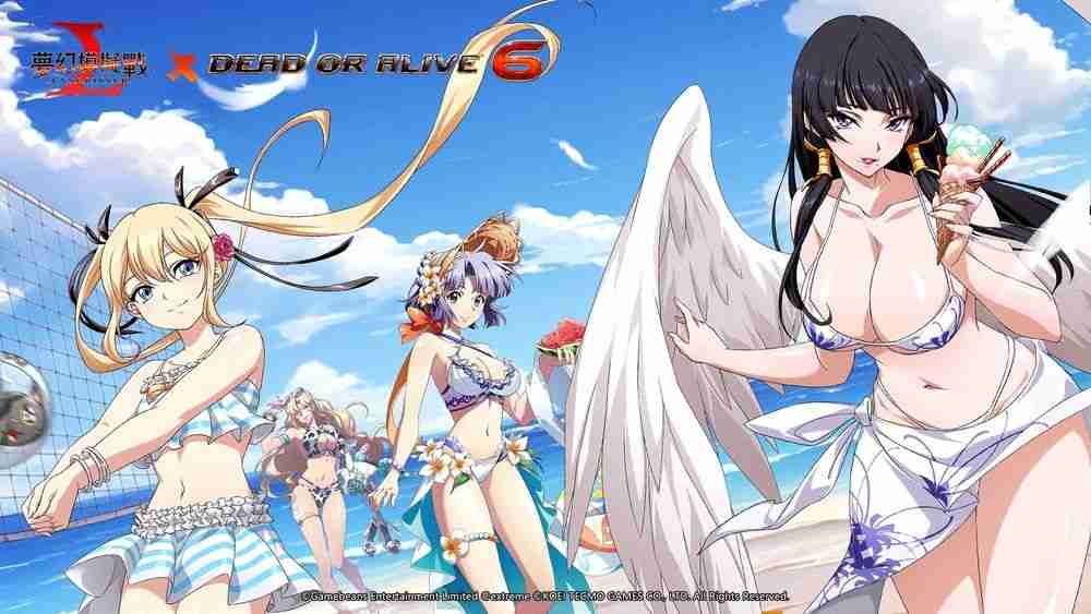 《梦幻模拟战》×《DEAD OR ALIVE 6》联动开跑 霞、女天狗、玛莉・萝丝参战