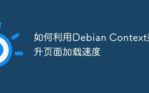 如何利用Debian Context提升页面加载速度