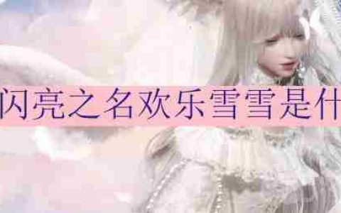 以闪亮之名欢乐雪雪是什么-欢乐雪雪的介绍