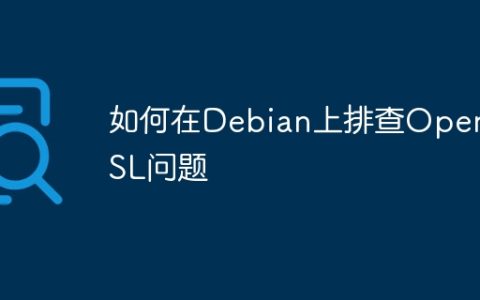如何在Debian上排查OpenSSL问题