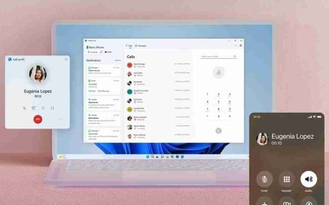 Windows Phone Link 应用提醒用户：更新安卓 15 后无法显示特定