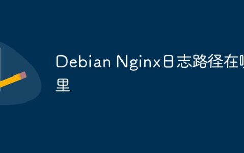 Debian Nginx日志路径在哪里