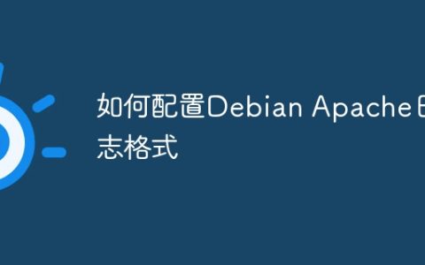 如何配置Debian Apache日志格式