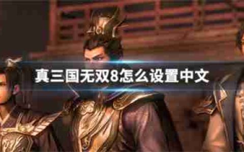 真三国无双8怎么改成中文