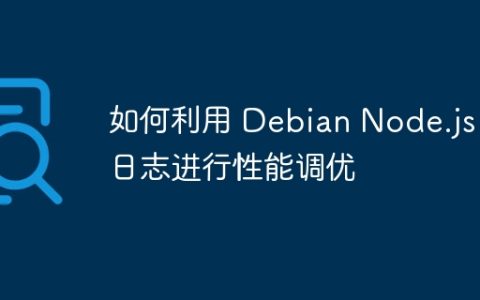 如何利用 Debian Node.js 日志进行性能调优