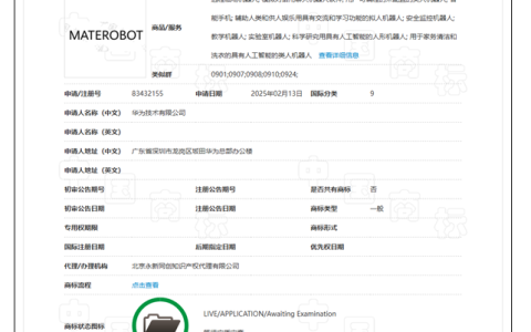 未来养老无忧？华为申请新商标 或将推出人形机器人