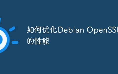 如何优化Debian OpenSSL的性能