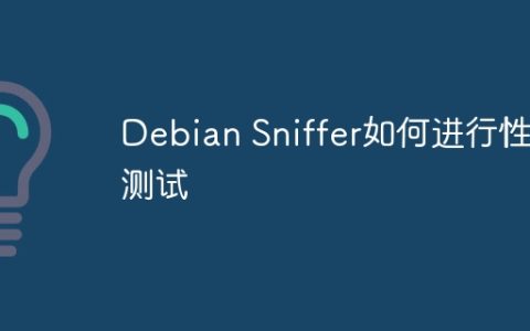 Debian Sniffer如何进行性能测试